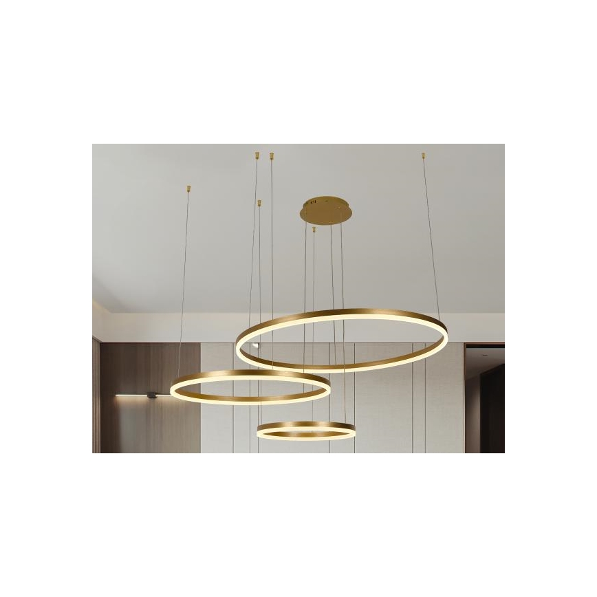 LED Żyrandol ściemnialny na lince LED/125W/230V 3000-6500K + zdalne sterowanie