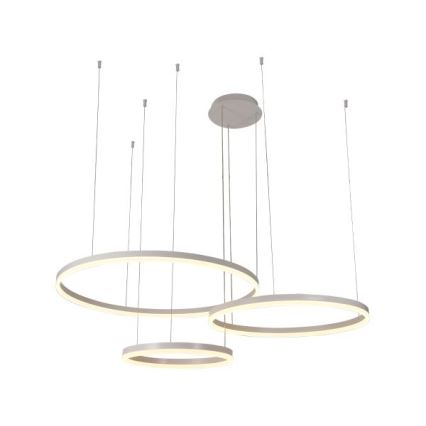 LED Żyrandol ściemnialny na lince LED/125W/230V 3000-6500K śr. 80 cm + zdalne sterowanie