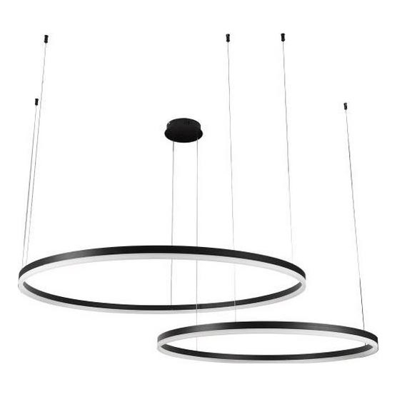 LED Żyrandol ściemnialny na lince LED/128W/230V 3000-6500K śr. 100 cm + zdalne sterowanie