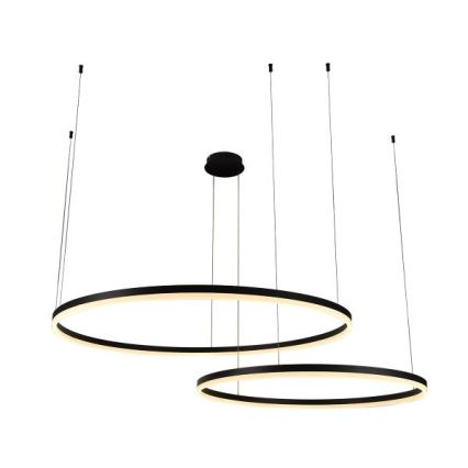 LED Żyrandol ściemnialny na lince LED/128W/230V 3000-6500K śr. 100 cm + zdalne sterowanie