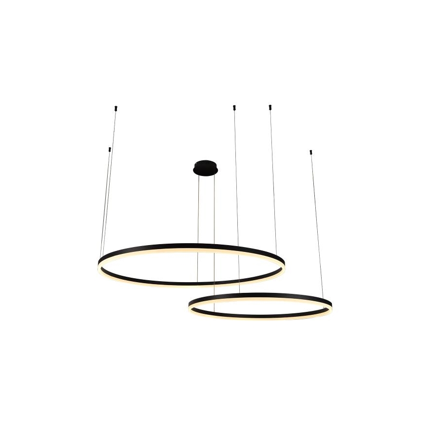 LED Żyrandol ściemnialny na lince LED/128W/230V 3000-6500K śr. 100 cm + zdalne sterowanie