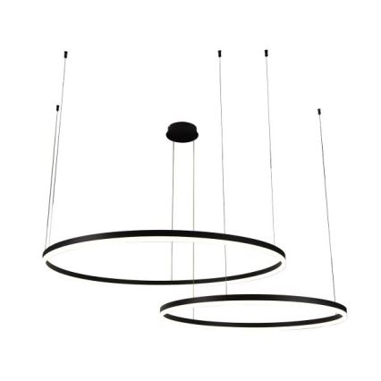 LED Żyrandol ściemnialny na lince LED/128W/230V 3000-6500K śr. 100 cm + zdalne sterowanie