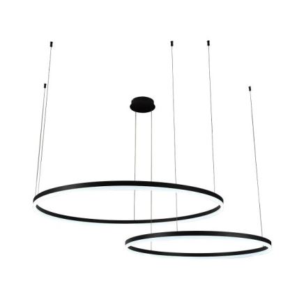LED Żyrandol ściemnialny na lince LED/128W/230V 3000-6500K śr. 100 cm + zdalne sterowanie