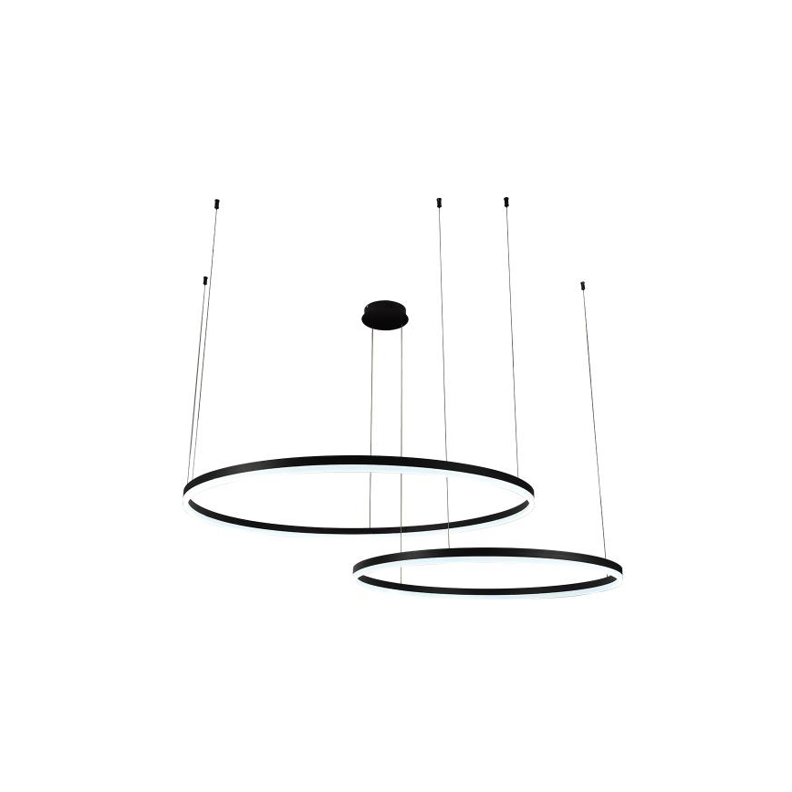 LED Żyrandol ściemnialny na lince LED/128W/230V 3000-6500K śr. 100 cm + zdalne sterowanie