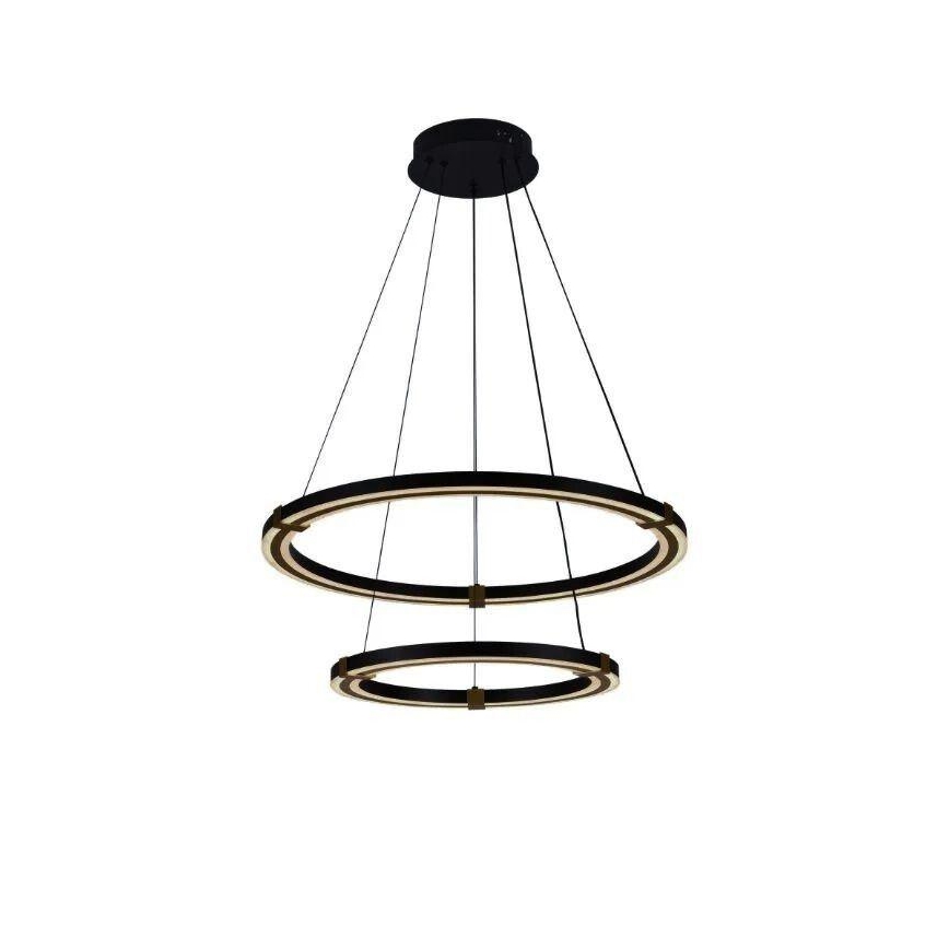 LED Żyrandol ściemnialny na lince LED/130W/230V 3000-6500K śr. 60 cm + zdalne sterowanie