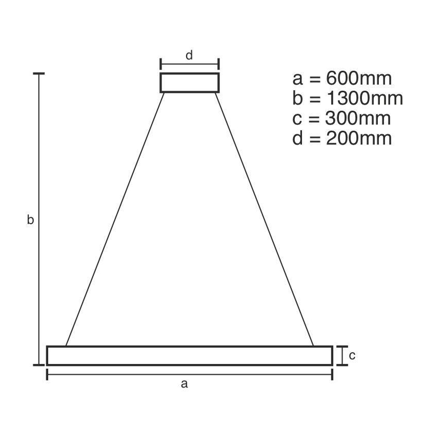 LED Ściemnialny żyrandol kryształowy na lince LED/130W/230V 3000-6500K złoty + pilot zdalnego sterowania