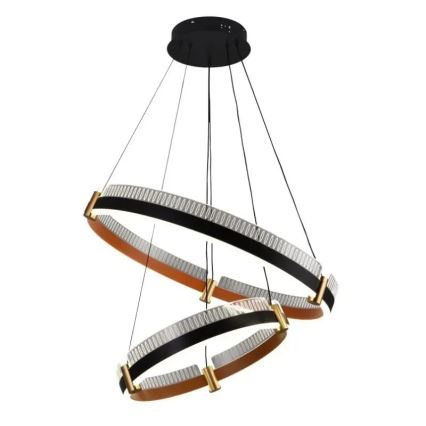 LED Żyrandol ściemnialny na lince LED/140W/230V 3000-6500K śr. 60 cm + zdalne sterowanie