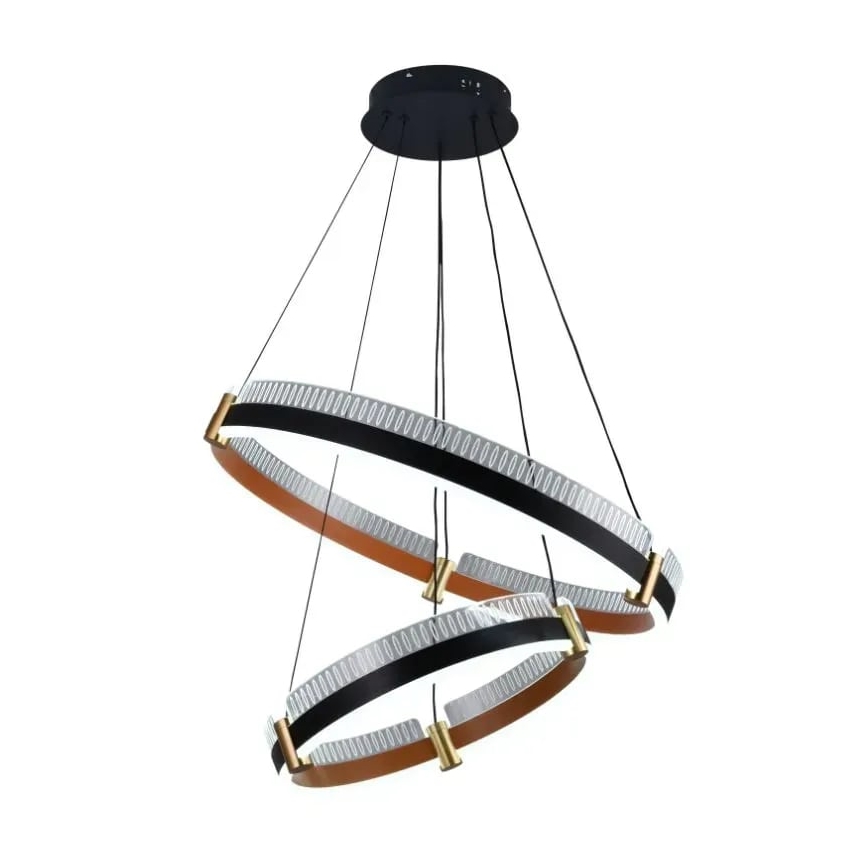 LED Żyrandol ściemnialny na lince LED/140W/230V 3000-6500K śr. 60 cm + zdalne sterowanie