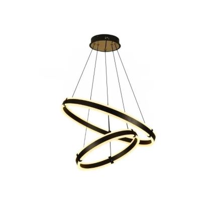 LED Żyrandol ściemnialny na lince LED/140W/230V 3000-6500K śr. 60 cm + zdalne sterowanie