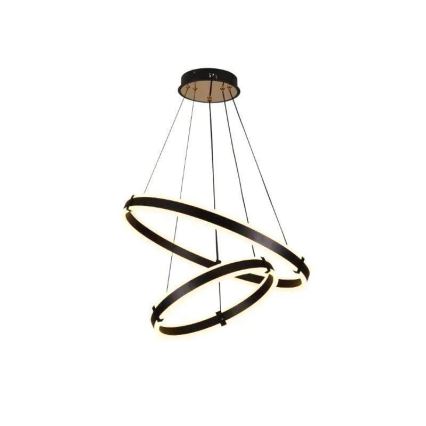 LED Żyrandol ściemnialny na lince LED/140W/230V 3000-6500K śr. 60 cm + zdalne sterowanie