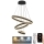 LED Żyrandol ściemnialny na lince LED/165W/230V 3000-6500K śr. 60 cm + zdalne sterowanie