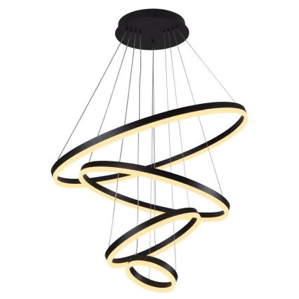 LED Żyrandol ściemnialny na lince LED/165W/230V 3000-6500K śr. 80 cm + zdalne sterowanie