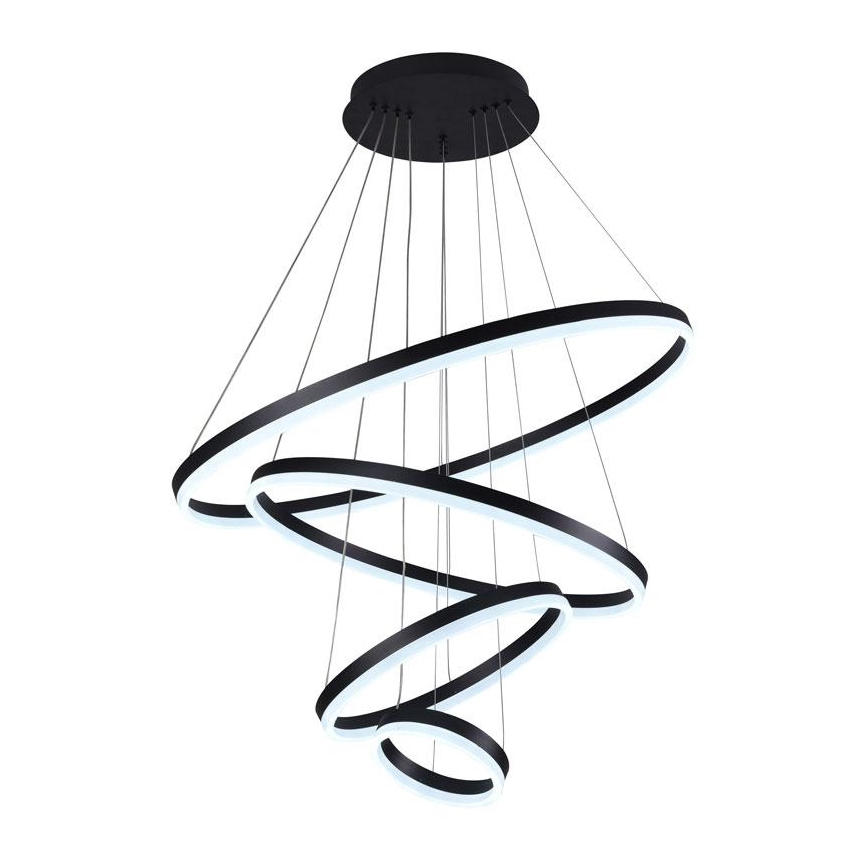 LED Żyrandol ściemnialny na lince LED/165W/230V 3000-6500K śr. 80 cm + zdalne sterowanie