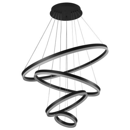 LED Żyrandol ściemnialny na lince LED/165W/230V 3000-6500K śr. 80 cm + zdalne sterowanie