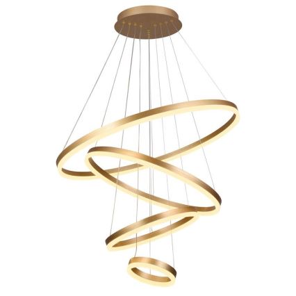 LED Żyrandol ściemnialny na lince LED/165W/230V 3000-6500K śr. 80 cm + zdalne sterowanie