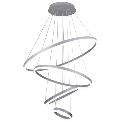 LED Żyrandol ściemnialny na lince LED/165W/230V 3000-6500K śr. 80 cm + zdalne sterowanie
