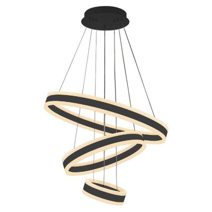LED Żyrandol ściemnialny na lince LED/165W/230V 3000-6500K śr. 60 cm + zdalne sterowanie