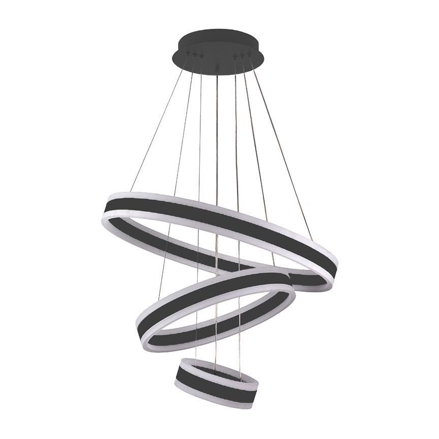 LED Żyrandol ściemnialny na lince LED/165W/230V 3000-6500K śr. 60 cm + zdalne sterowanie