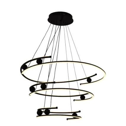 LED Żyrandol ściemnialny na lince LED/170W/230V 3000-6500K śr. 80 cm + zdalne sterowanie