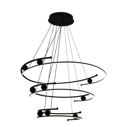 LED Żyrandol ściemnialny na lince LED/170W/230V 3000-6500K śr. 80 cm + zdalne sterowanie