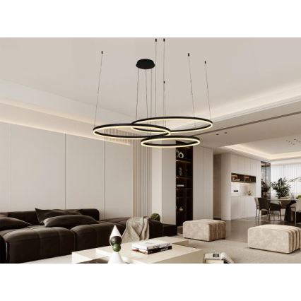LED Żyrandol ściemnialny na lince LED/170W/230V 3000-6500K + zdalne sterowanie