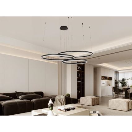 LED Żyrandol ściemnialny na lince LED/170W/230V 3000-6500K + zdalne sterowanie