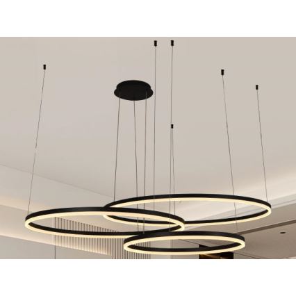 LED Żyrandol ściemnialny na lince LED/170W/230V 3000-6500K + zdalne sterowanie