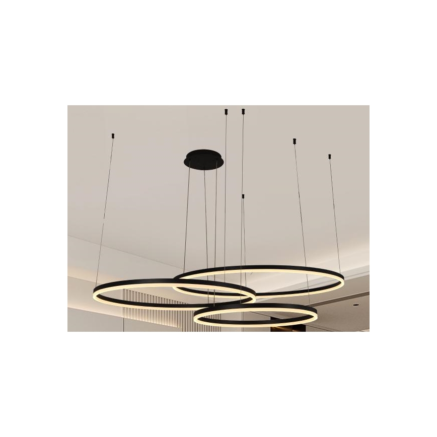 LED Żyrandol ściemnialny na lince LED/170W/230V 3000-6500K + zdalne sterowanie
