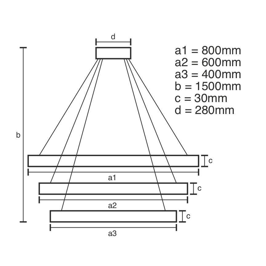LED Ściemnialny żyrandol kryształowy na lince LED/210W/230V 3000-6500K srebrny + pilot zdalnego sterowania