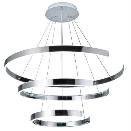LED Żyrandol ściemnialny na lince LED/220W/230V 3000-6500K śr. 80 cm + zdalne sterowanie