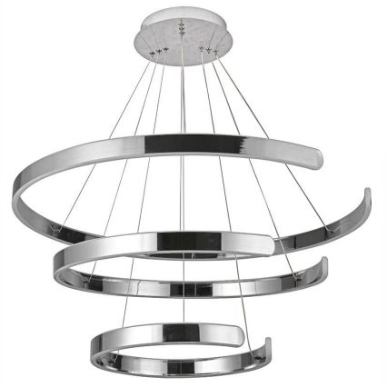 LED Żyrandol ściemnialny na lince LED/220W/230V 3000-6500K śr. 80 cm + zdalne sterowanie