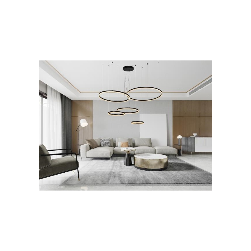 LED Żyrandol ściemnialny na lince LED/220W/230V 3000-6500K + zdalne sterowanie