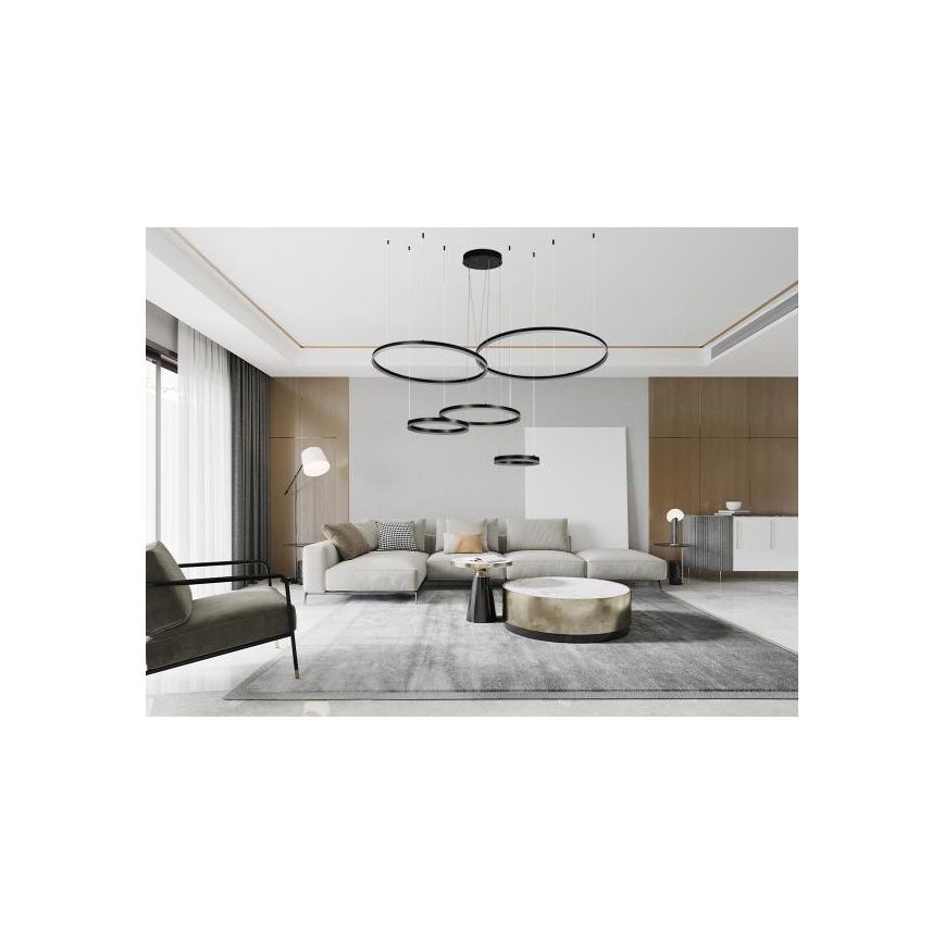 LED Żyrandol ściemnialny na lince LED/220W/230V 3000-6500K + zdalne sterowanie
