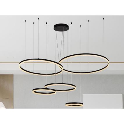 LED Żyrandol ściemnialny na lince LED/220W/230V 3000-6500K + zdalne sterowanie