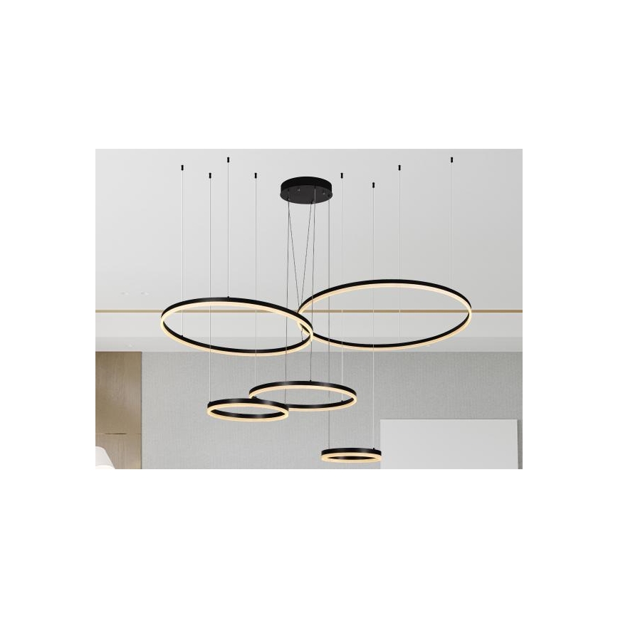 LED Żyrandol ściemnialny na lince LED/220W/230V 3000-6500K + zdalne sterowanie