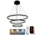 LED Żyrandol ściemnialny na lince LED/235W/230V 3000-6500K śr. 80 cm + zdalne sterowanie