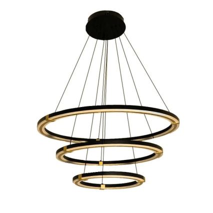 LED Żyrandol ściemnialny na lince LED/235W/230V 3000-6500K śr. 80 cm + zdalne sterowanie