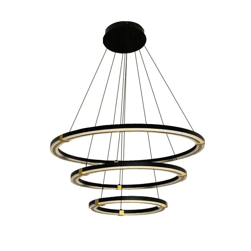 LED Żyrandol ściemnialny na lince LED/235W/230V 3000-6500K śr. 80 cm + zdalne sterowanie