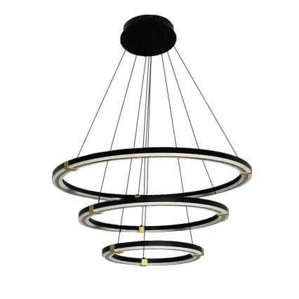 LED Żyrandol ściemnialny na lince LED/235W/230V 3000-6500K śr. 80 cm + zdalne sterowanie