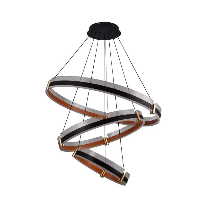 LED Żyrandol ściemnialny na lince LED/240W/230V 3000-6500K śr. 80 cm + zdalne sterowanie
