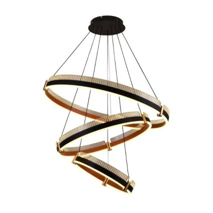 LED Żyrandol ściemnialny na lince LED/240W/230V 3000-6500K śr. 80 cm + zdalne sterowanie