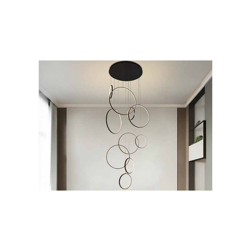 LED Żyrandol ściemnialny na lince LED/290W/230V 3000-6500K + zdalne sterowanie