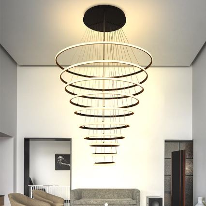 LED Żyrandol ściemnialny na lince LED/365W/230V 3000-6500K + pilot zdalnego sterowania