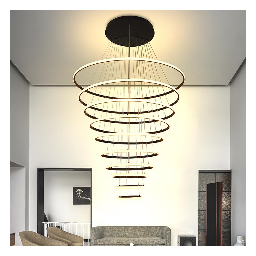 LED Żyrandol ściemnialny na lince LED/365W/230V 3000-6500K + pilot zdalnego sterowania