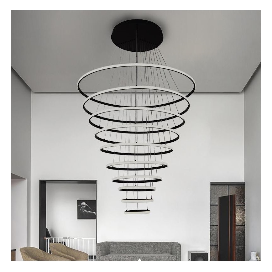 LED Żyrandol ściemnialny na lince LED/365W/230V 3000-6500K + pilot zdalnego sterowania