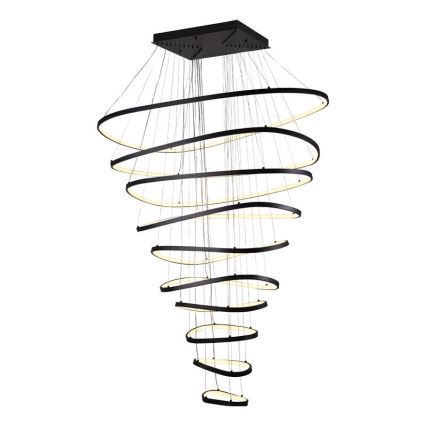 LED Żyrandol ściemnialny na lince LED/370W/230V 3000-6500K śr. 100 cm + zdalne sterowanie