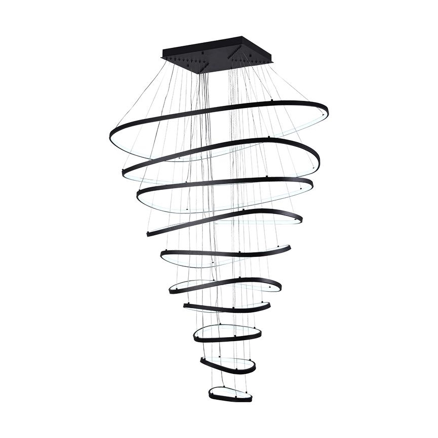 LED Żyrandol ściemnialny na lince LED/370W/230V 3000-6500K śr. 100 cm + zdalne sterowanie