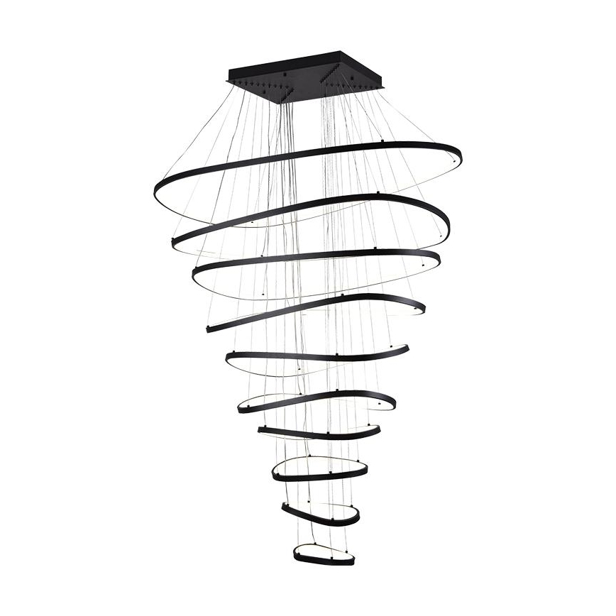LED Żyrandol ściemnialny na lince LED/370W/230V 3000-6500K śr. 100 cm + zdalne sterowanie