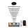 LED Żyrandol ściemnialny na lince LED/385W/230V 3000-6500K + Pilot zdalnego sterowania