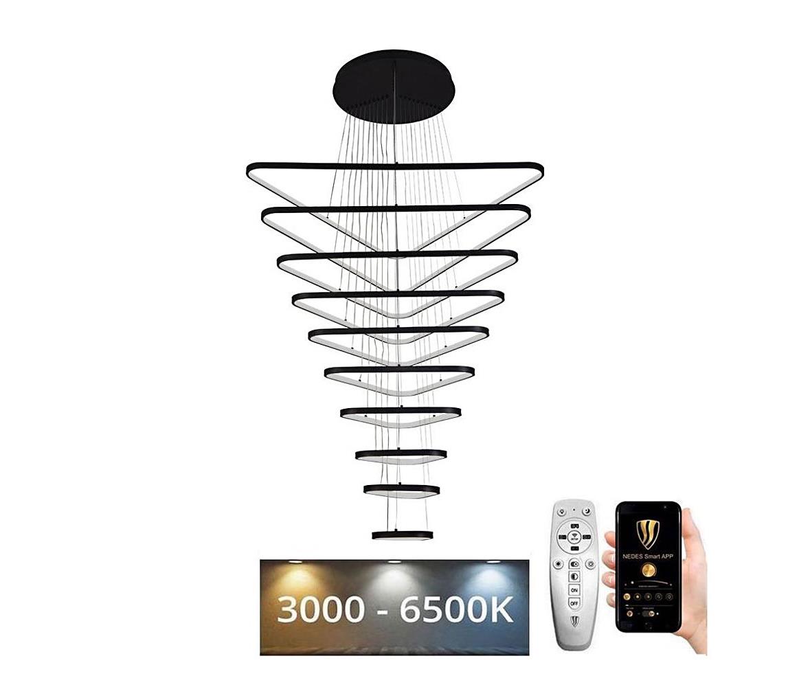 LED Żyrandol ściemnialny na lince LED/385W/230V 3000-6500K + Pilot zdalnego sterowania